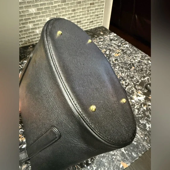 MCM Leather Bucket Tote - EUC - Picture 7 of 11